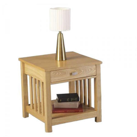 Seconique Ashmore 1 Drawer Lamp Table