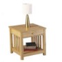 GRADE A1 - Seconique Ashmore 1 Drawer Lamp Table