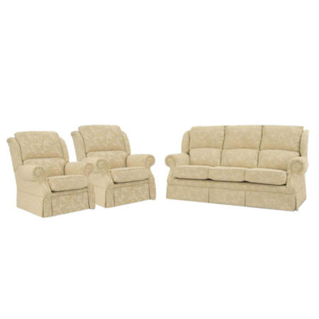 Buoyant Upholstery Park Lane Three Piece Suite - acanthus cream