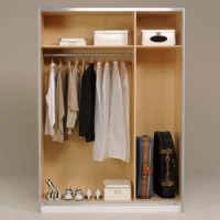 Manhattan Sliding 2 Door Wardrobe in White