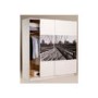 Manhattan Sliding 3 Door Wardrobe in White