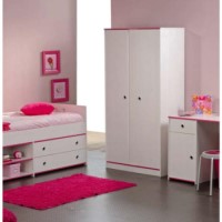 Snoopy Pink or Blue 2 Door Wardrobe