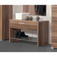 Germania Mediano 1 Drawer Shoe Rack in Walnut - 4 Pairs 