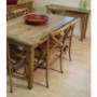 Furniture Monkey Oakgrove Cross Back 2 Seater Bench