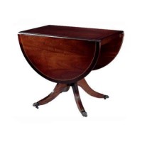 Kelvin Furniture Georgian Reproduction Single Pedestal Extending Dining Table