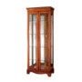 Kelvin Furniture Georgian Reproduction Curio 2 Door Display Cabinet in Mahogany