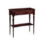 Kelvin Furniture Georgian Reproduction 2 Drawer 1 Shelf Console Table in Yew