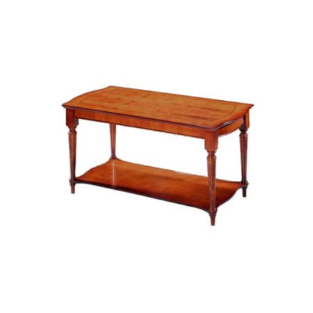 Kelvin Furniture Georgian Reproduction Rectangular Shelved Coffee Table - large yew - Furniture123