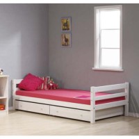 Thuka Minnie Solid Pine White Storage Single Bed