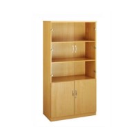 Access Deluxe 4 Shelf Cabinet in Oak