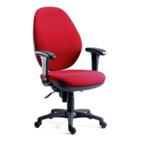 Teknik Office Sydney 24 Hour Extra Large Operators Chair - red