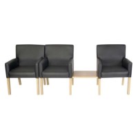 Teknik Office Zara 3 Chair and Table Reception Set