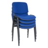 Teknik Office Hayley Stacking Conference Chair - blue