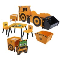JCB Digger Bedroom Set with Single Bed - without mattress