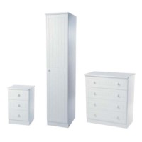 Welcome Furniture Cornwall White Bedroom Set