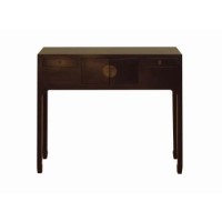 Ling Black Lacquered Console Table - 