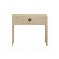 Ling White Lacquered Console Table - 