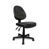 Eliza Tinsley Turbo Black Leather Operators Office Chair