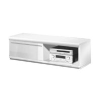 Sylvie High Gloss White TV Unit - 