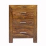 Heritage Furniture UK Laguna Sheesham 3 Drawer Bedside Chest