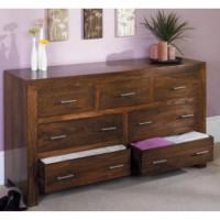 Heritage Furniture UK Laguna Sheesham 3+4 Drawer Chest