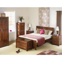 Heritage Furniture UK Laguna Sheesham 6 Piece Bedroom Set - superking