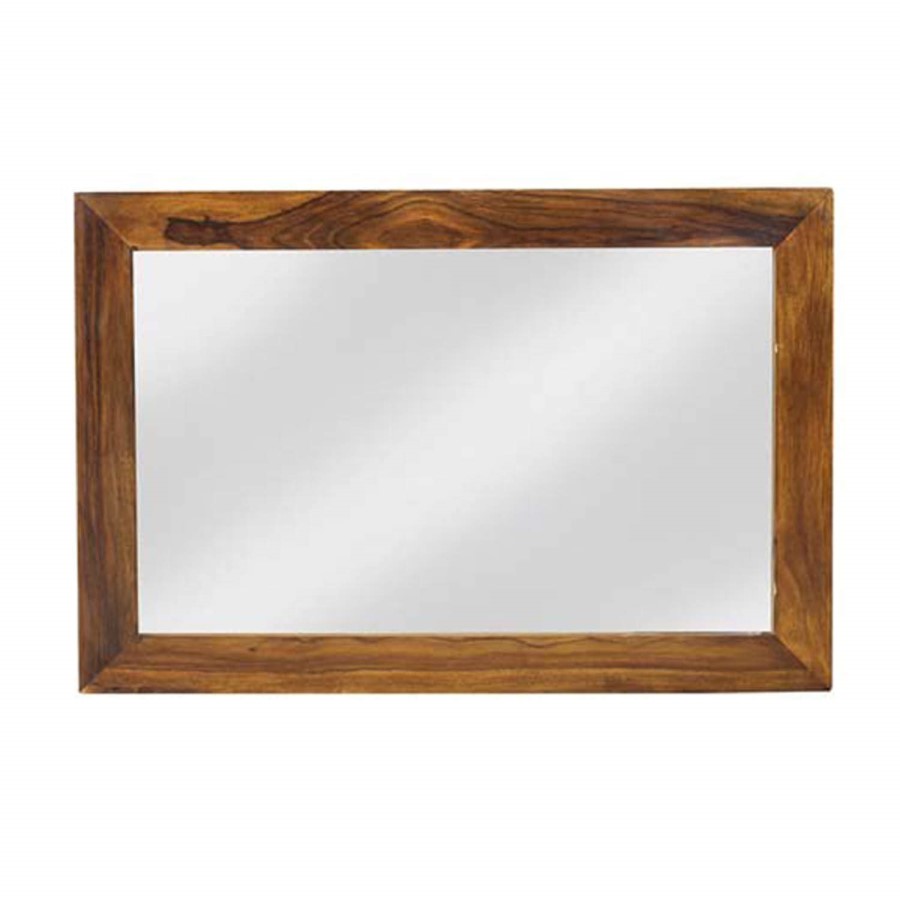 Heritage Furniture UK Laguna Sheesham Medium Landscape Mirror