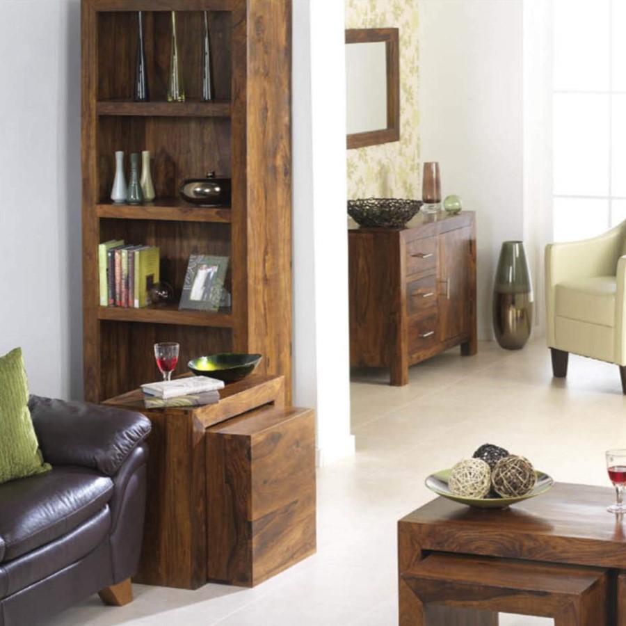 Laguna Sheesham 4 Shelf Bookcase