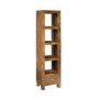 GRADE A1 -  Laguna Sheesham 4 Shelf 1 Drawer Display Cabinet