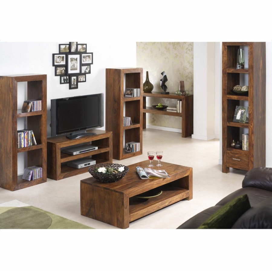 Laguna Sheesham 3 Hole Narrow Display Unit
