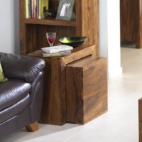 Laguna Sheesham Nest of Lamp Tables
