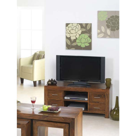 Laguna Sheesham 4 Drawer TV Cabinet 