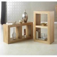 Heritage Furniture UK Laguna Oak 2 Hole Display Unit