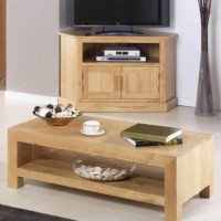 Heritage Furniture UK Laguna Oak 1 Shelf Coffee Table