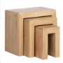 Heritage Furniture UK Laguna Oak Nest of 3 Lamp Tables