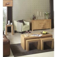 Heritage Furniture UK Laguna Oak 3 Piece Living Room Set with Sideboard