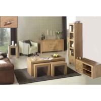 Heritage Furniture UK Laguna Oak 5 Piece Living Room Set with Sideboard