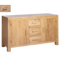 Heritage Furniture UK Laguna Oak 3 Door Sideboard