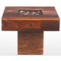 Heritage Furniture UK Delhi Indian Pebble Rectangular Coffee Table - 60 x 60cm
