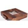 Heritage Furniture UK Delhi Indian Pebble Rectangular Coffee Table - 60 x 60cm
