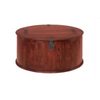 Heritage Furniture UK Delhi Indian Round Coffee Trunk