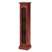 Heritage Furniture UK Delhi Indian 1 Door CD Storage Unit