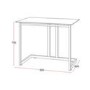Jual Furnishings Mayfield Black Glass Desk MF006 SDB