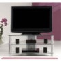 Jual Furnishings Thorley Clear Glass Large Corner TV Unit TL001 S