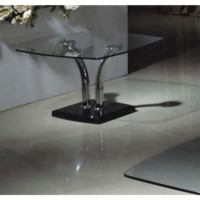Sansapote Glass Side Table