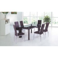 Lacuma Brown Rectangular Dining Set - 