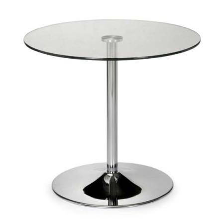 Julian Bowen Kudos Round Dining Table with Glass Top
