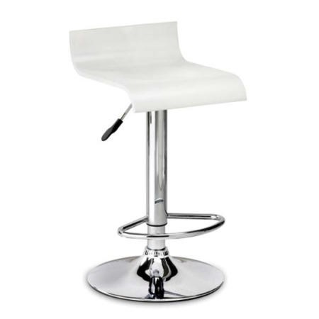 white lacquer bar stools