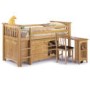 Julian Bowen Barcelona Pine Mid Sleeper with Left Hand Ladder