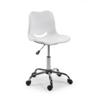 Julian Bowen White Swivel Chair